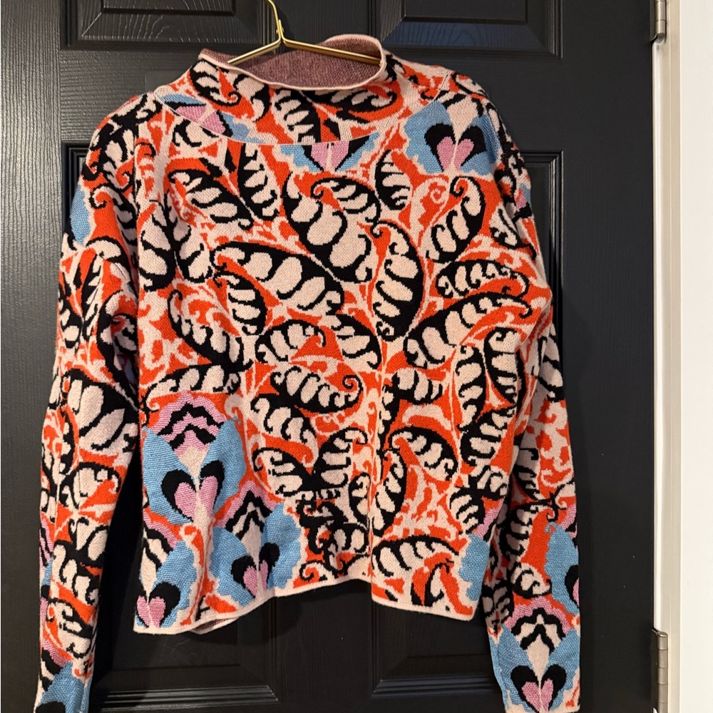 Maeve Multicolor Abstract Sweater - Picture 3 of 7